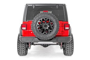 Jeep Wrangler Tire Carrier Relocation Plate - Rear - Rough Country - '21-'24